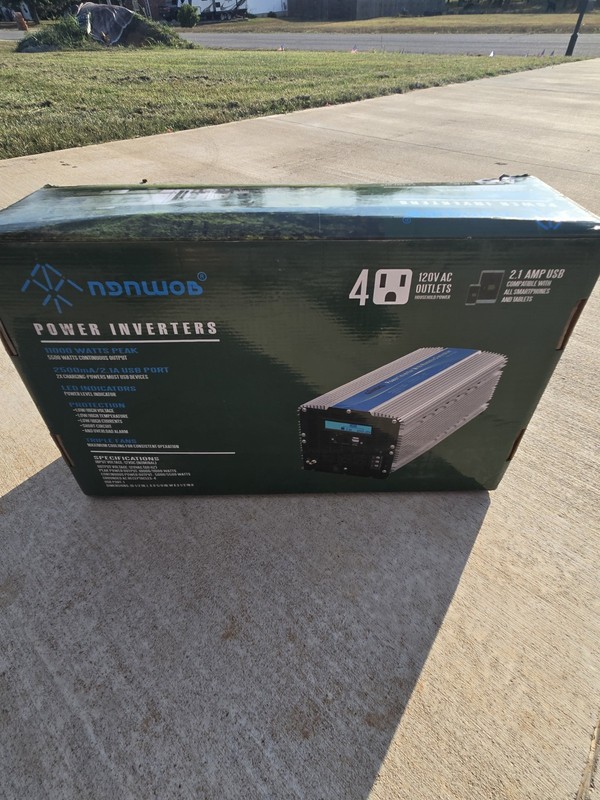 5000 Watt Power Inverter ETL UL458  Inverter 5000 W Converts 12V to 120 ...