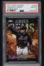 Topps 2023 Archives Hidden Gems Francisco Lindor Mets PSA 10 Insert #HG-49
