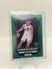 2024-25 Panini Prizm - Emergent Isaiah Collier #1 Green Prizm (RC)