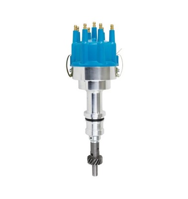 1962-01 SB FORD V8 HI PERFORMANCE PRO BILLET DISTRIBUTOR BLUE 289 302 347 5.0