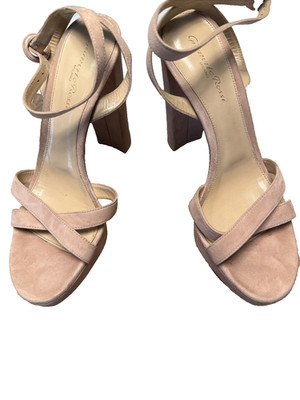 Gianvito Rossi Women's Pink Sheridan Platform Sandal Shoes Size 39 EU