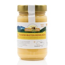 Tausend-Bluten-Honig (roh) von ImkerPur, 400 g, ungefiltert, nicht erhitzt