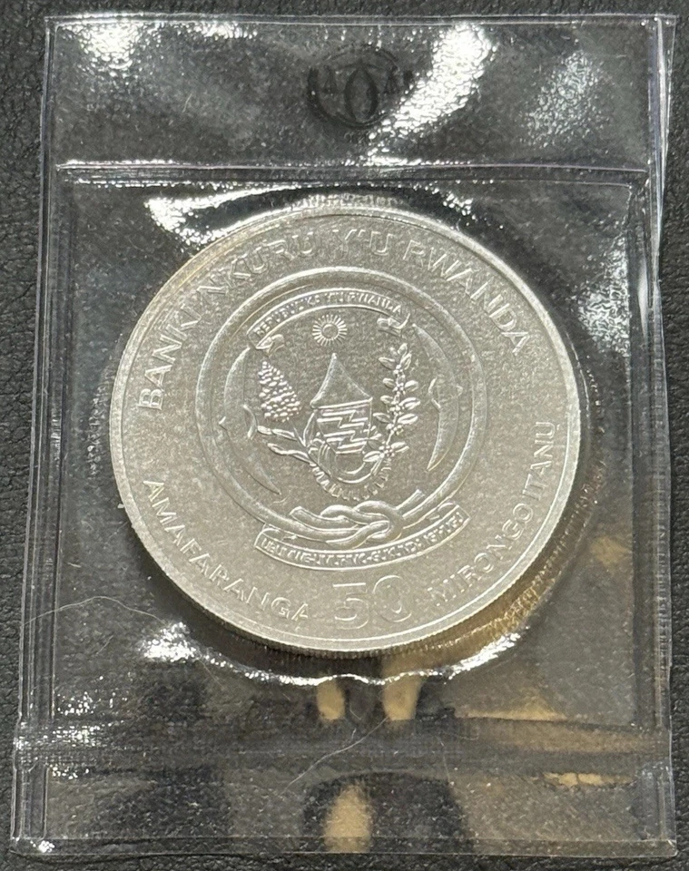 2018 1 Oz .999 Silver Rwanda Lunar Year Of The Dog BU Coin In OG Plastic!! - Image 4 of 4