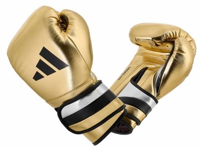 Adidas Boxhandschuhe Speed 500 gold/black Microfibre, ADISBG501. Boxen,Kickboxen