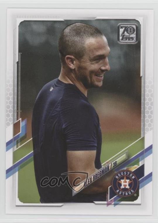 2021 Topps Image Variation SP (Smiling Batting Practice) Alex Bregman #297 10k8