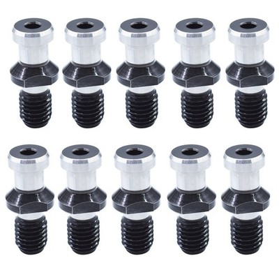 10Pcs CAT40 75° 0.747'' Pull Stud Coolant Thru Retention Knob For Mori Doosan New