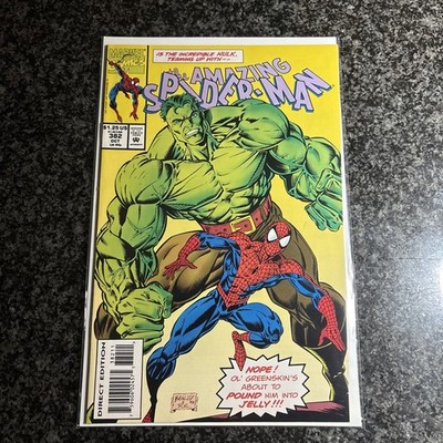 The Amazing Spider-man 382 Hulk  Marvel Comics 