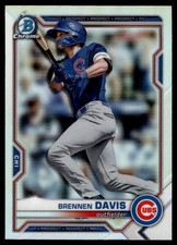 2021 Bowman Draft Chrome Refractor #BDC-124 Brennen Davis