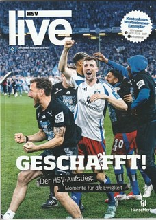 HSV live Fan Magazin Aufstieg Saison 2024/25 Wartezimmer Exemplar