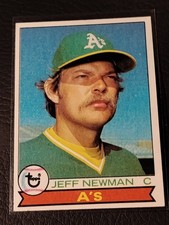1979 Topps Baseball - #604 Jeff Newman - Oakland Athletics VG-EX Condition 