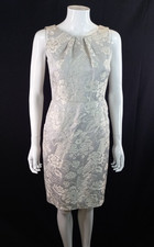 Jigsaw Ladies Special Occasion  Dress Green Lined Size 8