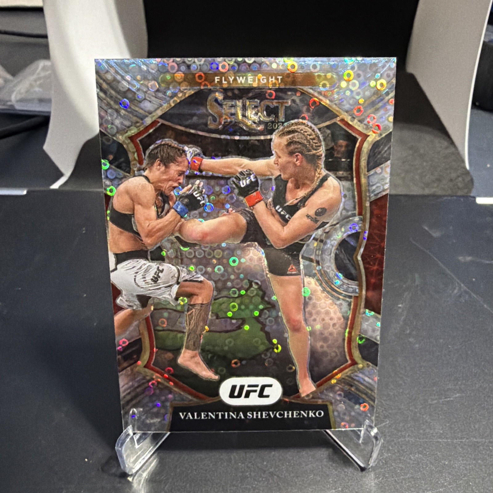 2021 Panini Select UFC #33 Valentina Shevchenko Disco Prizms