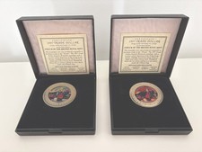 1997 Royal Mint Hong Kong Trade Dollars In Cases
