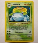 Venusaur 15/102 Base Set Unlimited 1999 Holo Rare Vintage Pokemon Card MP