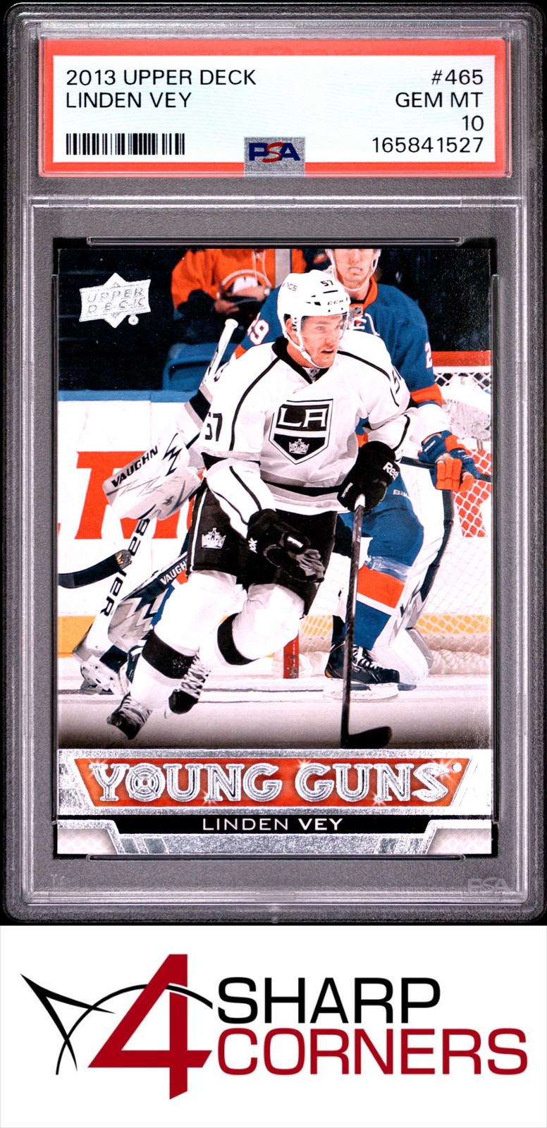 2013 UPPER DECK #465 LINDEN VEY RC YOUNG GUNS POP 2 PSA 10
