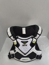 STX Cell V Lacrosse Shoulder Pads Youth White Adjustable -LARGE