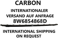 Audi RS3 RS5 quattro 8W6854868 D Carbon Schwe...