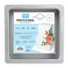 4 Inch Deep Square Seamless Baking Tin