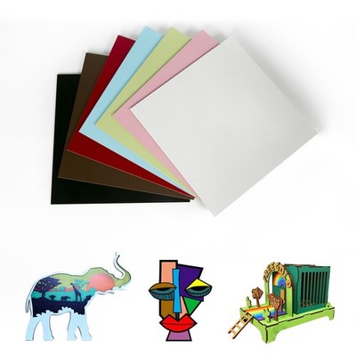 3mm MDF Craft Boards 30x30cm Double Sided Laser Engraving CNC Cutting Decor