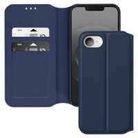 Avizar, KlapphüLle FüR Iphone 16E Mit Kartenfach Und VideostäNder, Blau
