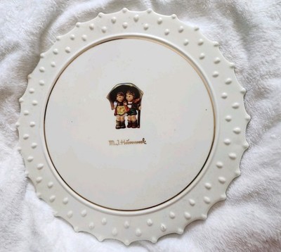 MI Hummel hostess Collection Stormy Weather Cake Plate without base.
