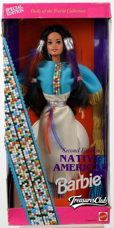 Native American Teresa Barbie SE Dolls  of The World Collection 11609 NRFB 1993
