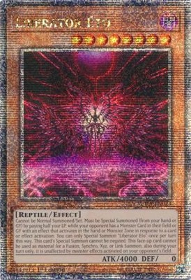 Yugioh! Liberator Eto - SUDA-EN023 - Quarter Century Secret Rare - 1st Edition N