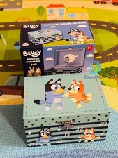 Bluey Musical Jewelry Box with Spinning Figurine New
