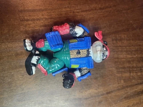 TMNT Panda Khan Playmates Teenage Mutant Ninja Turtles Figure Vtg 1990