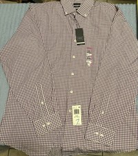 Arrow Fitted Dress Shirt No Iron, Long Sleeve, Size 16 1/2 34-35