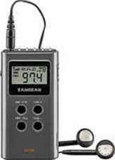 Sangean Sg-110 Dark Gray Am/fm Stereo Digital Tuning Pocket R sg110 