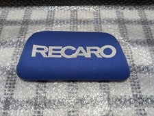 Near Mint Condition Recaro Head Pad Blue Mesh Universal Fit Sp-g Rs-g Ts-g Jdm
