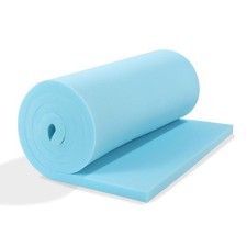 Upholstery Foam Memory 1/2" Height 72" L x 24" W High Density Foam Padding Co...