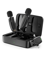 3 in 1 Wireless Lavalier Microphone for iPhone/Android/Camera Lightning/USB