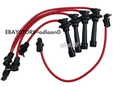 PROTEC For Toyota Corolla Trueno AE101 AE111 4AGE 20V Black 7mm Ignition Leads