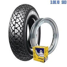 Copertone Cerchio Camera 3 00 10 Vespa 50 SPECIAL R L N MICHELIN - RUOTA COMPLET