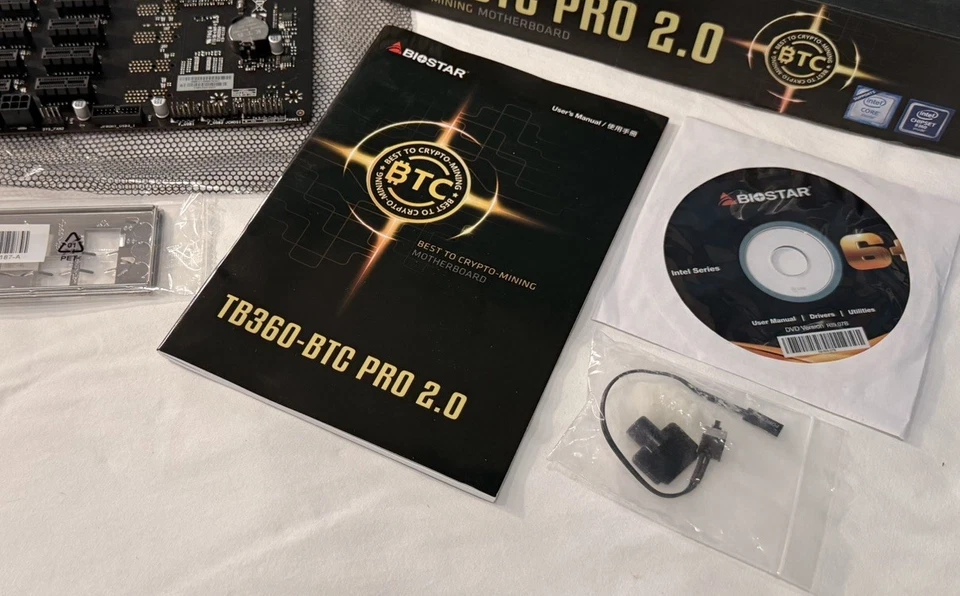 🔥🔥 BIOSTAR TB360-BTC PRO Motherboard-Version 6 - NEW GPU Ai Mining 🔥🔥 - Image 2 of 4