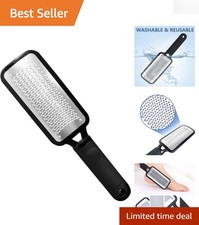 Stainless Steel Callus Remover Foot File - Ergonomic Pedicure Tool for Home Care