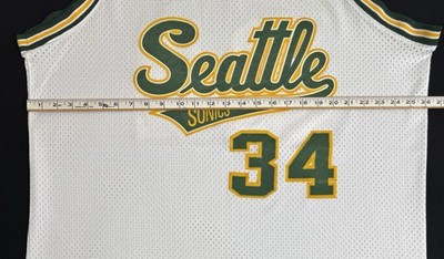 Nike Mens 2XL Seattle Supersonics Sonics Ray Allen Basketball