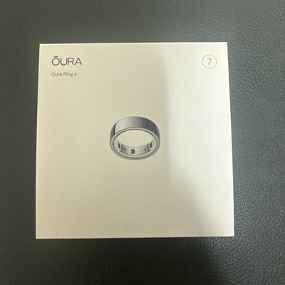 NEW SEALED Oura Ring Gen 4 Silver Size 7 Smart Ring Unopened