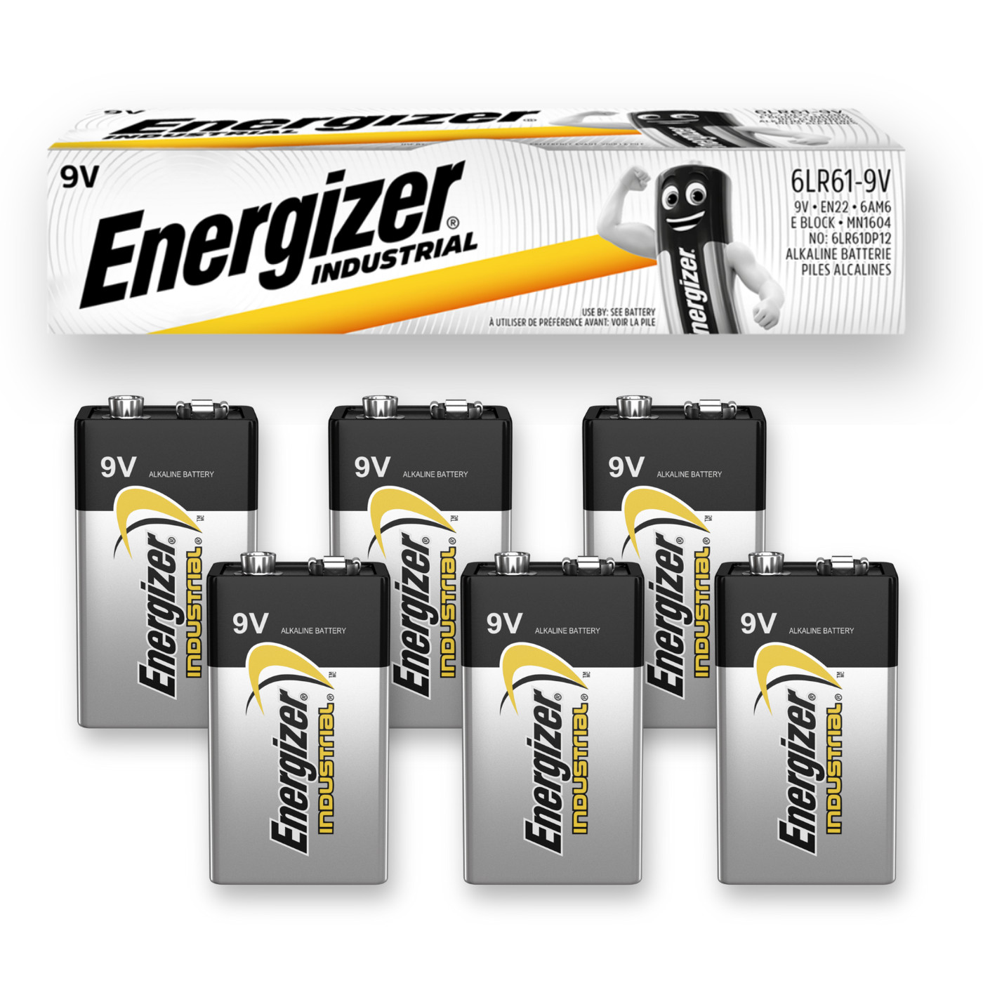 Energizer 9V Industrial Batteries Pack Of 12 ENGIND9V - Image 26