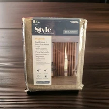 Style Selections | Warwick | Blackout | Taupe | 42x84in | #939104