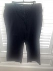 LANDS’ END Women’s Blue Mid-Rise Wide-Leg Chino Khaki Pants - Size 16 W/P — photo 1