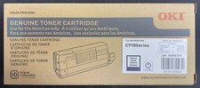 Genuine OKI 43866104 Black Toner Cartridge for C710 Series -- New Sealed