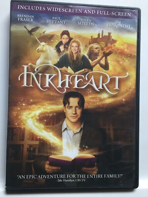 Inkheart [2008] (DVD,2009,Widescreen) Brendan Fraser,Paul Bettany,Great Shape!