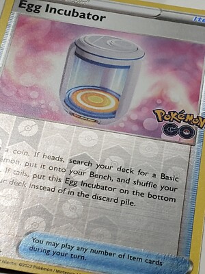 egg incubator pokemon go card price 087/078 - with this Egg Incubator Bag thats based on an Egg Incubator from Pokmon GO REVERSE HOLO Egg Incubator 066/078
