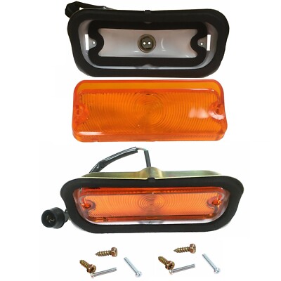 1964 64 Chevy Impala Parking Lamp Light Assembly Pair / 2 PCS Right & Left Side