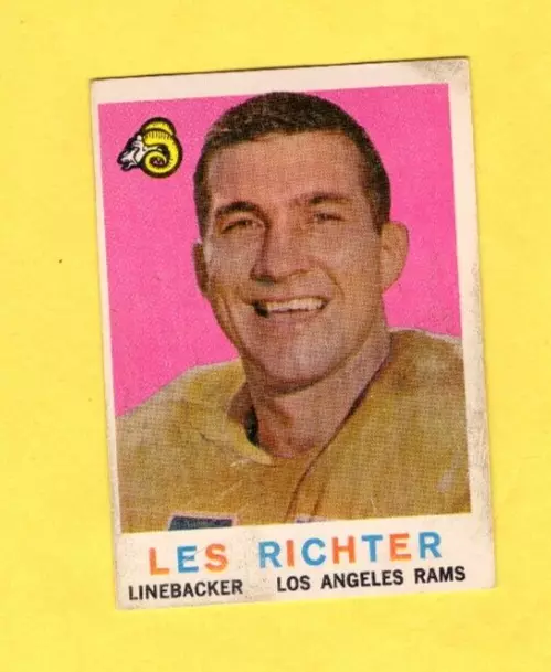 Les Richter trading card