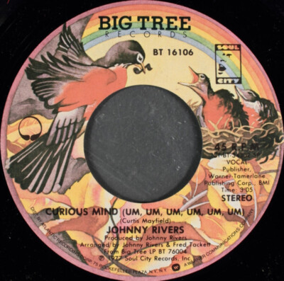 Johnny Rivers - Curious Mind (Um, Um, Um, Um, Um, Um) / Ashes And Sand - Big Tre