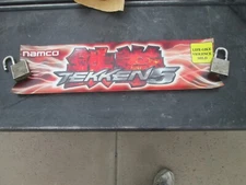 TEKKEN 5 Marquue  Name sign JAMMA Arcade Game From old warehouse